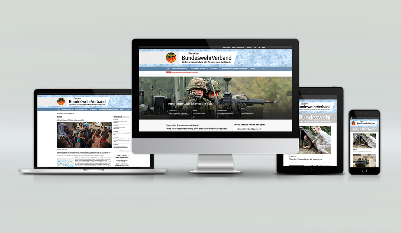 Website für den DBwV