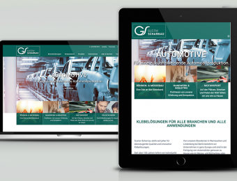 Gesamtbetreuung der Bindfadenhaus en gros Gustav Scharnau GmbH