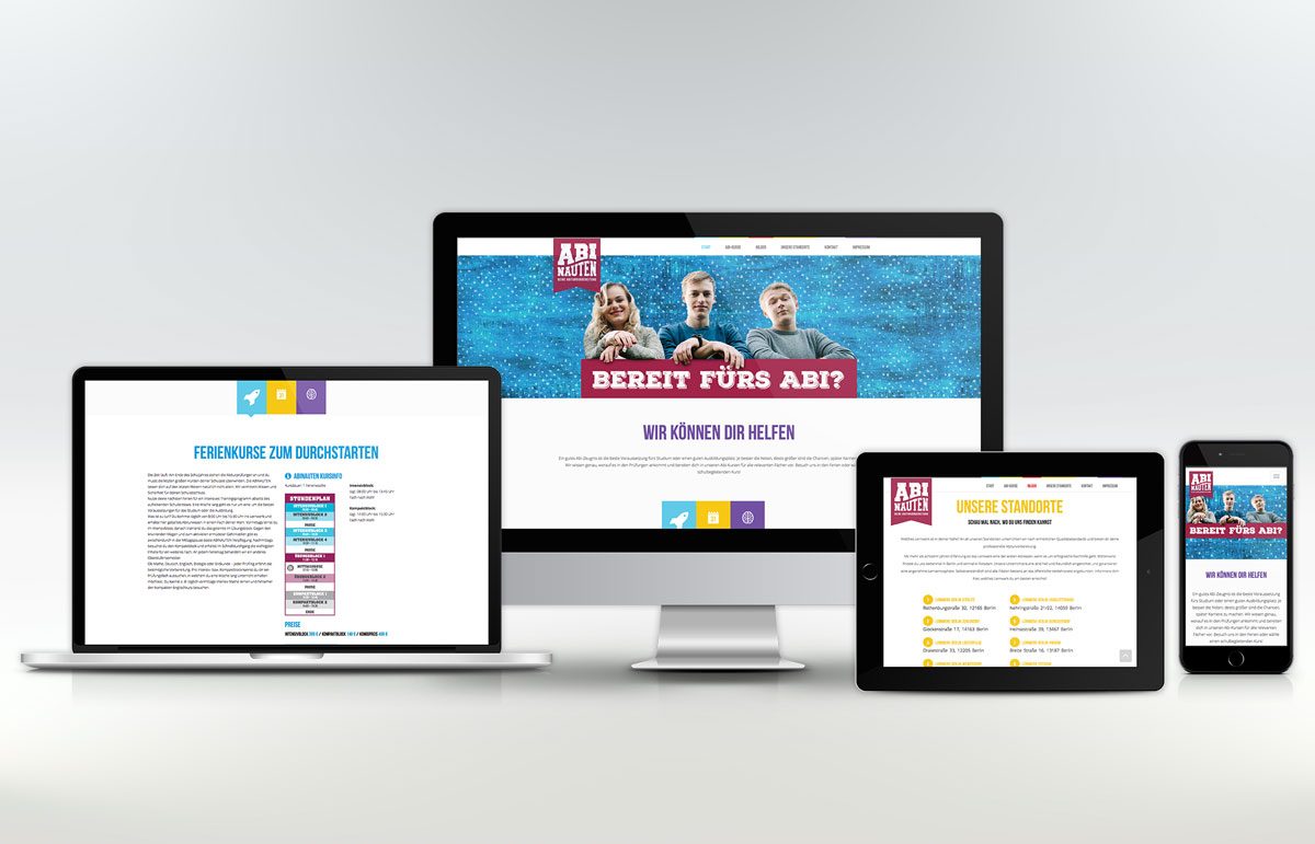 Website für die Abinauten