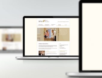 Website für BPM - Berlin Portfolio Management GmbH