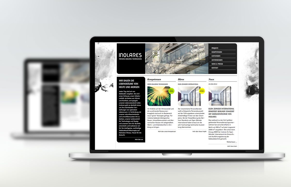 Website für Inolares GmbH & Co. KG
