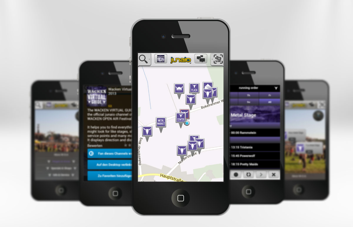 Augmented reality App für Wacken Open Air, PPAM Werbeagentur Berlin Lichterfelde