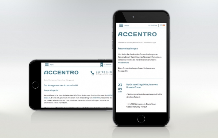 Accentro Website
