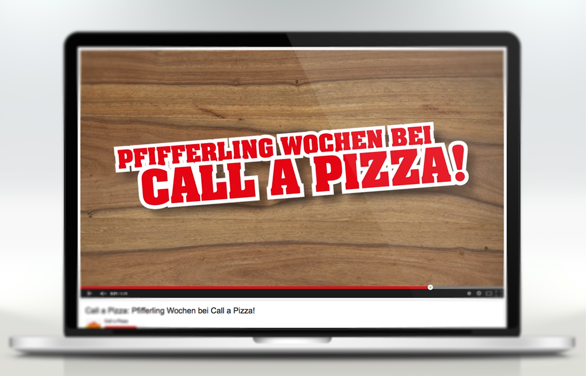 Call a Pizza, Spot Pfifferling Wochen. PPAM Werbeagentur Berlin Lichterfelde