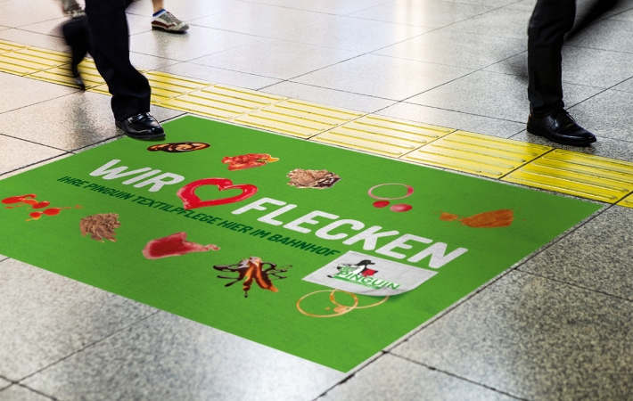 Pinguin Textilreinigung Groundposter